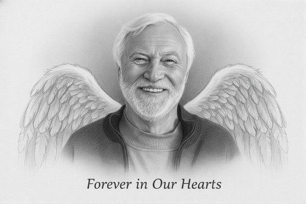 Guardian Wings: A Pencil Tribute