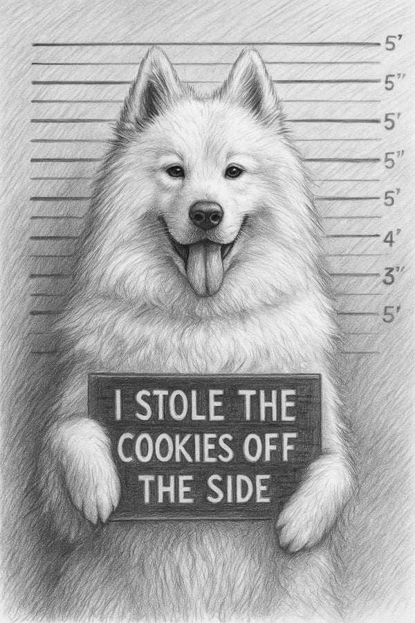 Wanted Paws – Custom Pet Mugshot Portrait